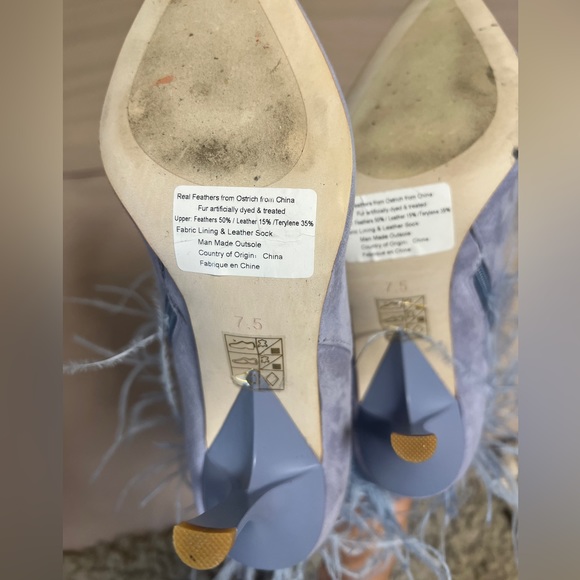 Jeffrey Campbell Shake Ya Boot- Baby Blue Size 7.5 Worn Once - Picture 4 of 6